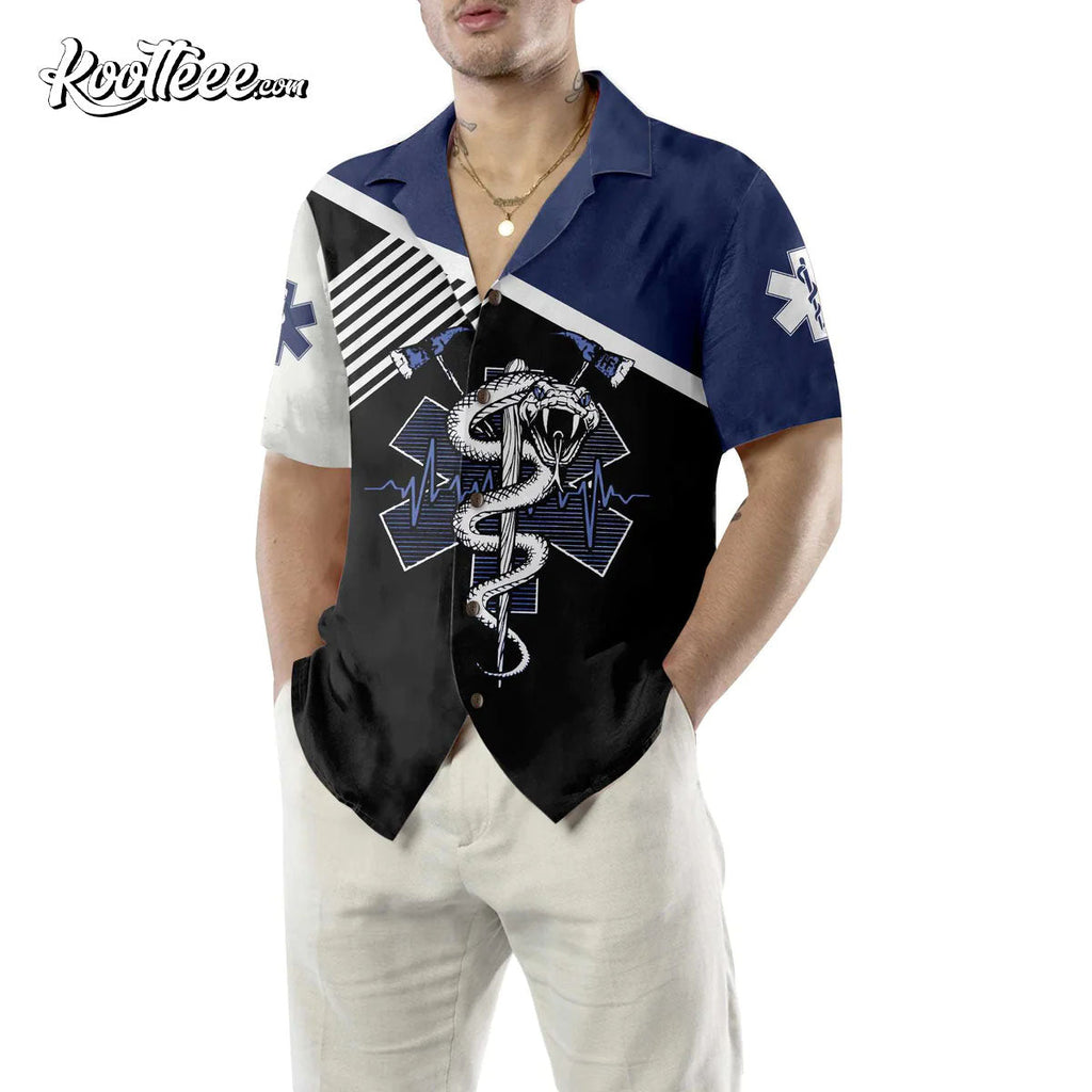 EMS Paramedic Gift Funny Hawaiian - Adult & Kids T-Shirts, Sweatshirts & Hoodies apparel design preview 1