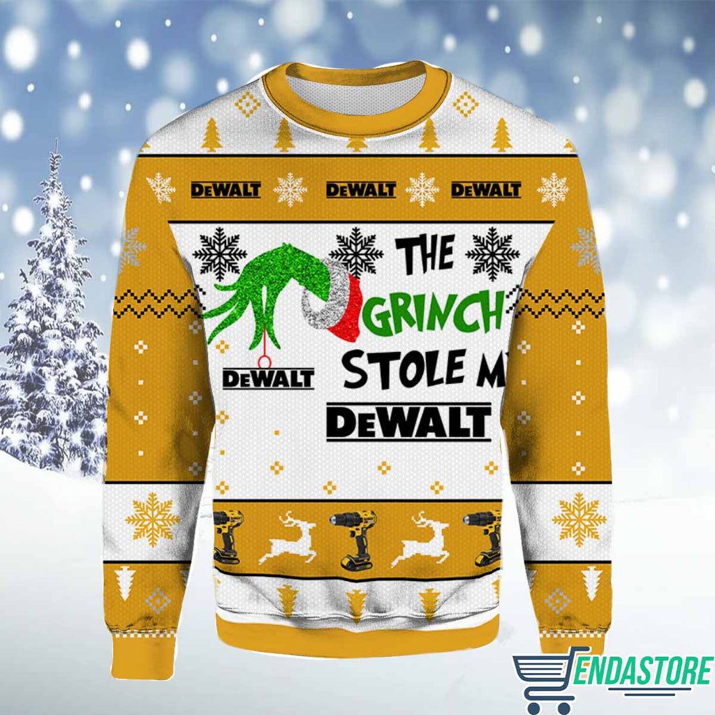 Grnch Stole My Dewalt 3D Ugly Christmas Sweater - Holiday Gift product image