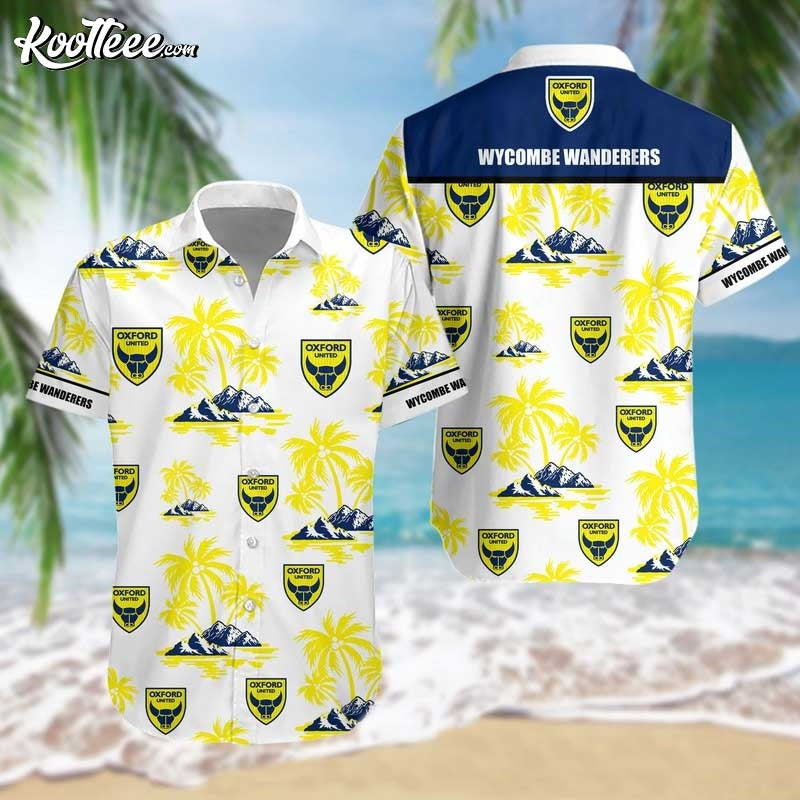 EPL Oxford United FC Hawaiian - Adult & Kids T-Shirts, Sweatshirts & Hoodies apparel design preview 1