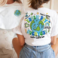 Earth Day Everyday Save Planet Nature Lover Happy Eco - Adult & Kids T-Shirts, Sweatshirts & Hoodies apparel design preview 1
