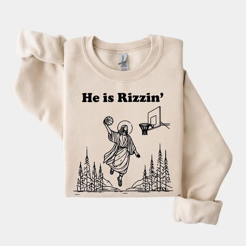 Easter He Is Risen Jesus Casual - Adult & Kids T-Shirts, Sweatshirts & Hoodies apparel design preview 1