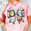 Easter Day Retro Bunny Bible Verse Coquette - Adult & Kids T-Shirts, Sweatshirts & Hoodies apparel design preview 1