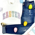 Easter Varsity Letter Comfort Color - Adult & Kids T-Shirts, Sweatshirts & Hoodies apparel design preview 1