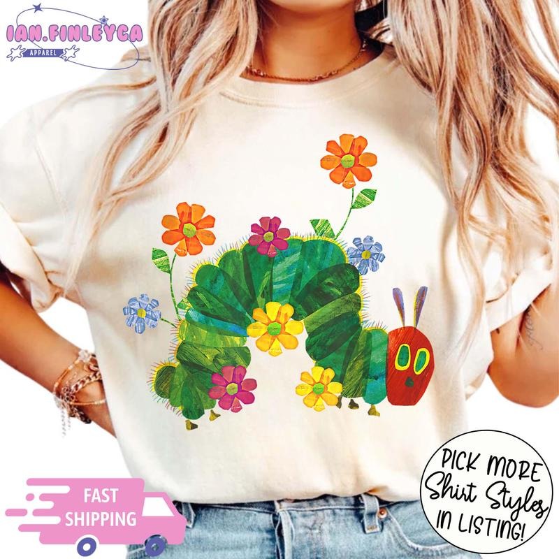Eat Rich Very Hungry Caterpillar Book Lover - Adult & Kids T-Shirts, Sweatshirts & Hoodies apparel design preview 1