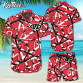 Eddie Van Halen Short Sleeve Hawaiian And Shorts - Adult & Kids T-Shirts, Sweatshirts & Hoodies apparel design preview 1