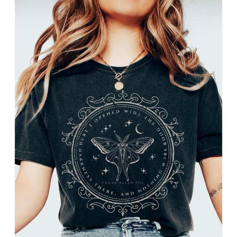 Edgar Allan Poe Allen Gothic Clothes Goth Dark - Adult & Kids T-Shirts, Sweatshirts & Hoodies apparel design preview 1