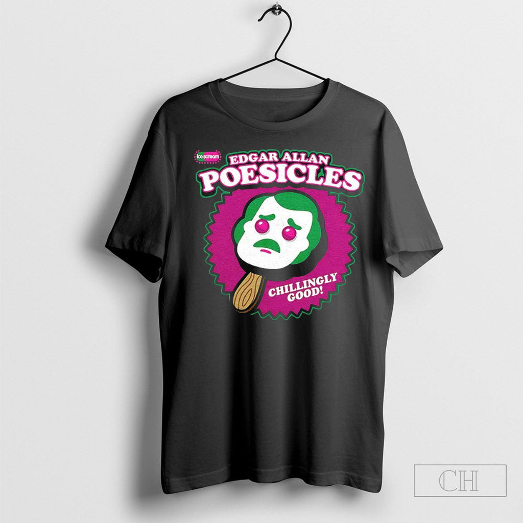 Edgar Allan Poesicles - Adult & Kids T-Shirts, Sweatshirts & Hoodies apparel design preview 1