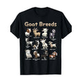 Educational Goat Breeds Farm Animals World Made USA - Adult & Kids T-Shirts, Sweatshirts & Hoodies apparel design preview 1