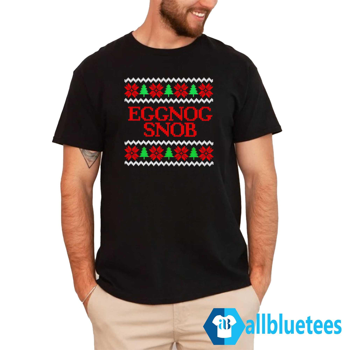 Eggnog Snob Christmas Sweater - Holiday Gift product image 2