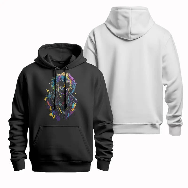Einstein Cool Hooded Colorful Sunglasses Unique - Adult & Kids T-Shirts, Sweatshirts & Hoodies apparel design preview 1