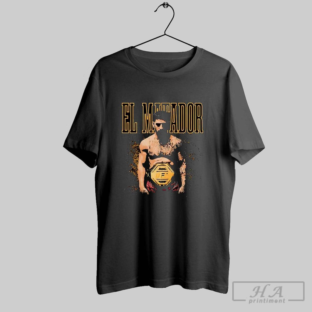 El Matador Ufc Fight Night Graphic Design Retro - Adult & Kids T-Shirts, Sweatshirts & Hoodies apparel design preview 1