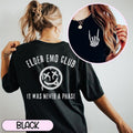 Elder Emo Was Never Phase Pop Punk Lyrics Music When - Adult & Kids T-Shirts, Sweatshirts & Hoodies apparel design preview 1