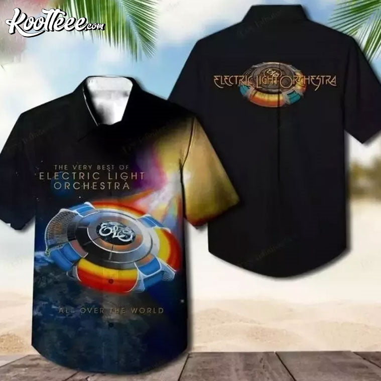 Electric Light Orchestra All Over The World Hawaiian - Adult & Kids T-Shirts, Sweatshirts & Hoodies apparel design preview 1