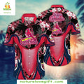 St Louis Cardinals Hawaiian Electric Pink Flamingo - Adult & Kids T-Shirts, Sweatshirts & Hoodies apparel design preview 1