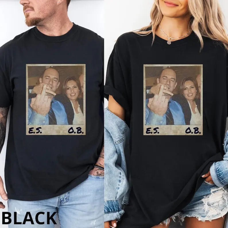 Elliot Stabler Olivia Benson Law Order Svu Vintage - Adult & Kids T-Shirts, Sweatshirts & Hoodies apparel design preview 1