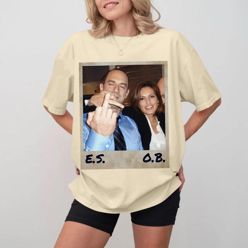 Elliot Stabler Olivia Benson Law Order Svu Vintage - Adult & Kids T-Shirts, Sweatshirts & Hoodies apparel design preview 1