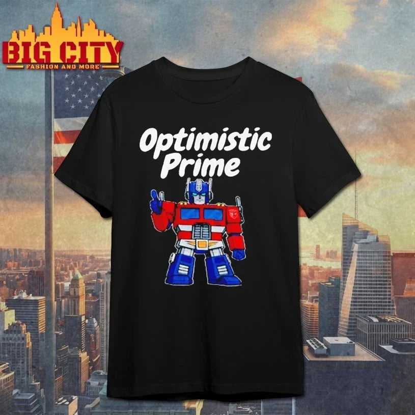 Elon Musk Wearing optimistic prime - Adult & Kids T-Shirts, Sweatshirts & Hoodies apparel design preview 1