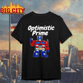 Elon Musk Wearing optimistic prime - Adult & Kids T-Shirts, Sweatshirts & Hoodies apparel design preview 1