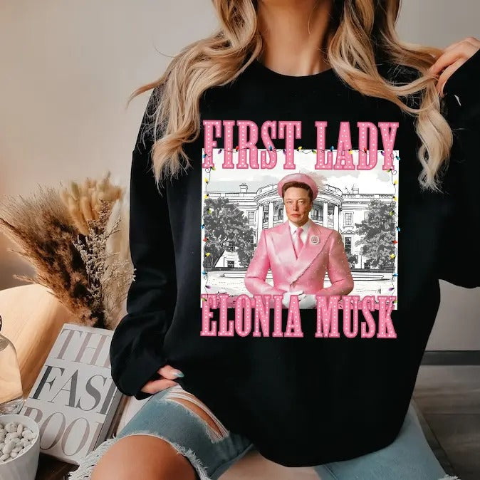 Elonia Mu.Sk First Lady 2024 Heavy Cotton Basic - Adult & Kids T-Shirts, Sweatshirts & Hoodies apparel design preview 1