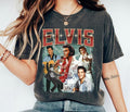 Elvis 90s Vintage King Rock Presley Music Roll Fan - Adult & Kids T-Shirts, Sweatshirts & Hoodies apparel design preview 1