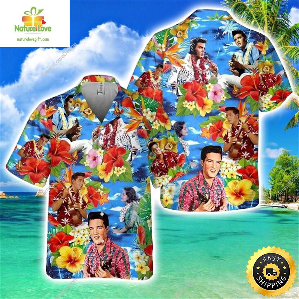 Elvis Presley Hawaiian 2026 Music Aloha - Adult & Kids T-Shirts, Sweatshirts & Hoodies apparel design preview 1