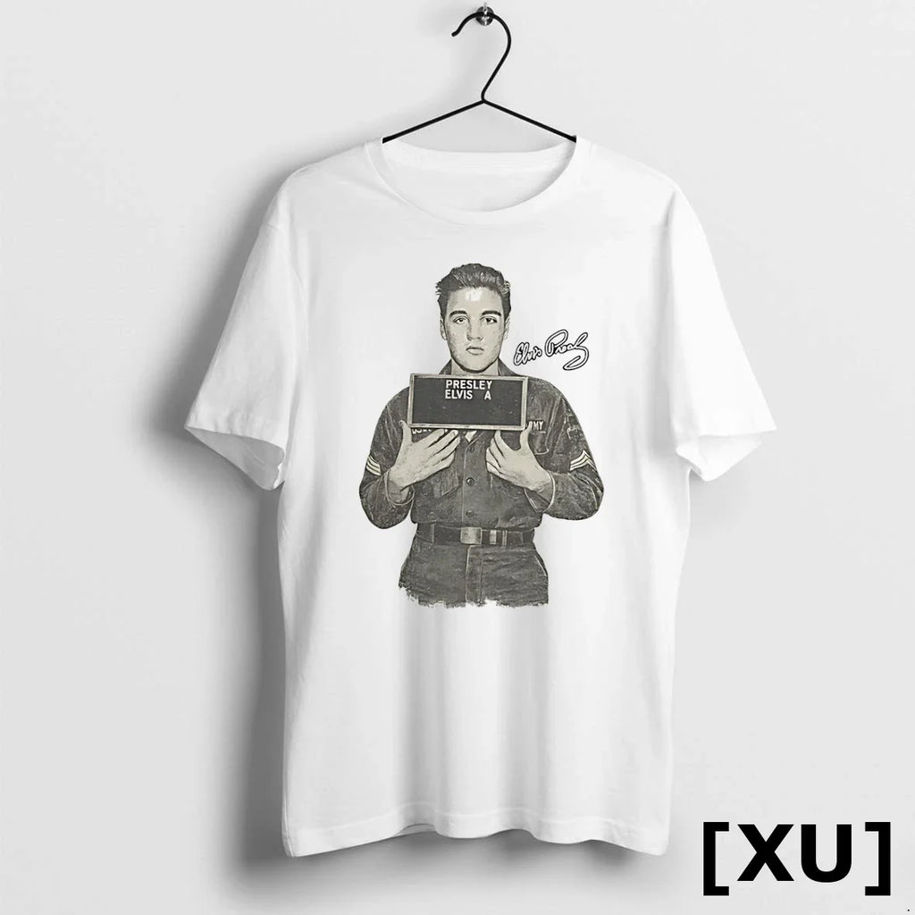 Elvis Presley Signature Mugshot Sweater - Adult & Kids T-Shirts, Sweatshirts & Hoodies apparel design preview 1