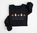 Emergency Department Halloween ER Nurse Dept ED Room - Adult & Kids T-Shirts, Sweatshirts & Hoodies apparel design preview 1