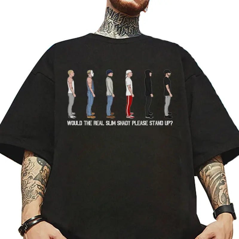 Eminem Album 90s Rapper Hip Hop Legends Fan - Adult & Kids T-Shirts, Sweatshirts & Hoodies apparel design preview 1