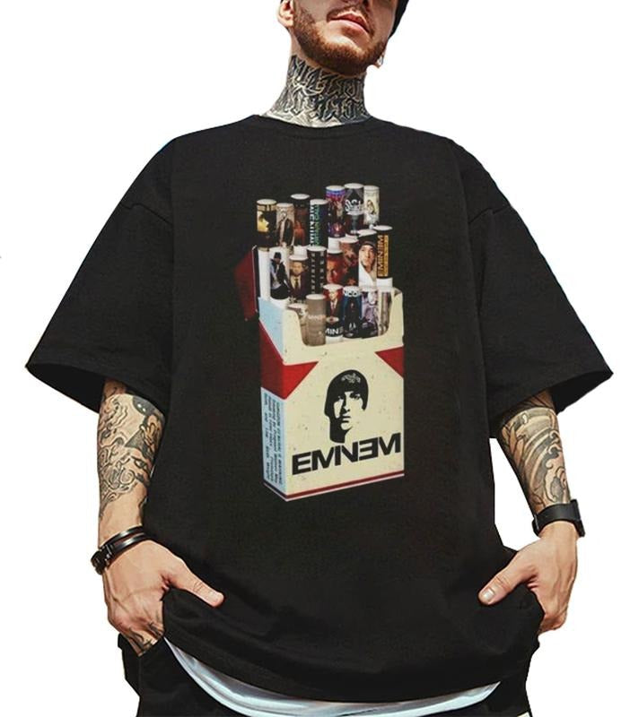 Eminem C.I.G..R.E.T.T.E List Albums Hip Hop 90s - Adult & Kids T-Shirts, Sweatshirts & Hoodies apparel design preview 1