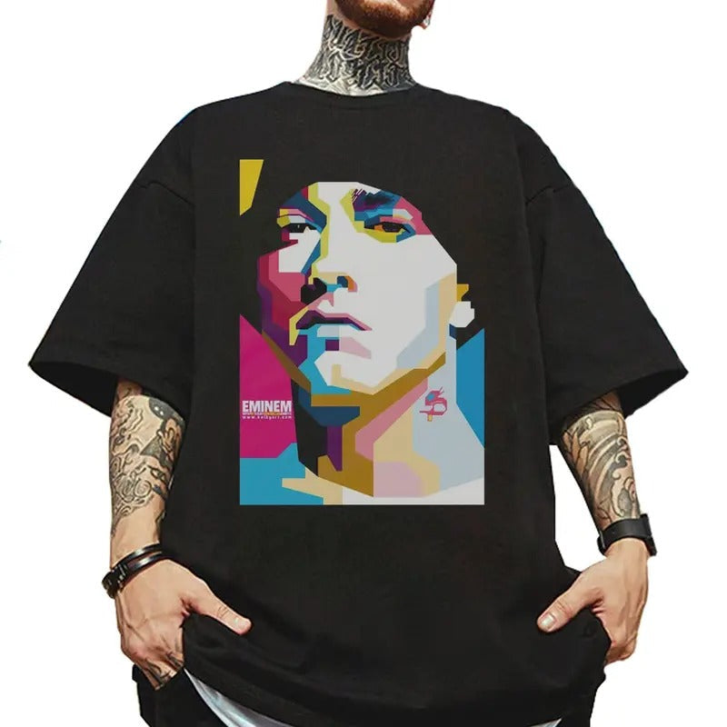 Eminem Rap Vintage Bootleg Rapper Homage Hip Hop - Adult & Kids T-Shirts, Sweatshirts & Hoodies apparel design preview 1
