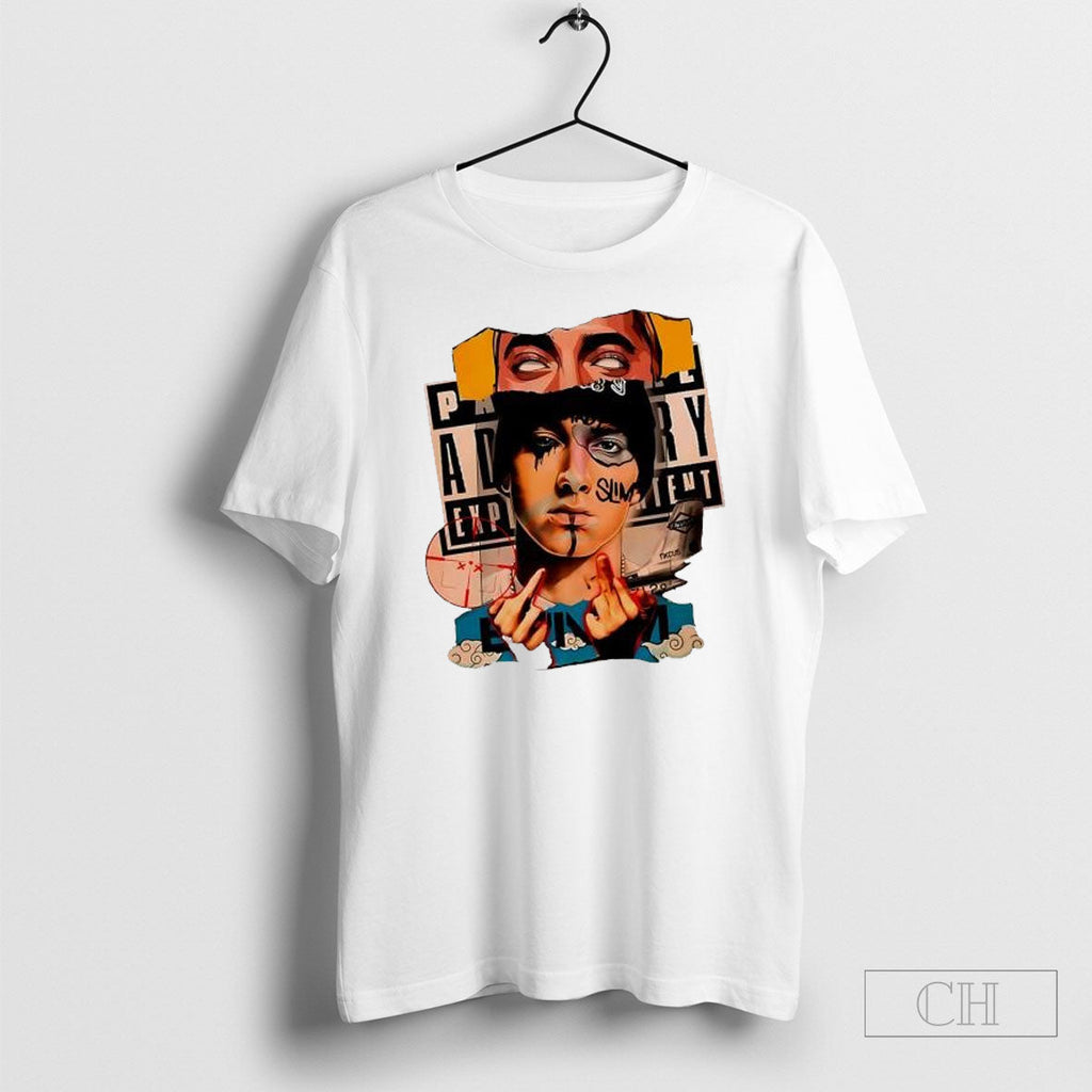 Eminem Slim Shady Hip Hop Collage - Adult & Kids T-Shirts, Sweatshirts & Hoodies apparel design preview 1
