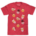 Emoji Party Red - Adult & Kids T-Shirts, Sweatshirts & Hoodies apparel design preview 1