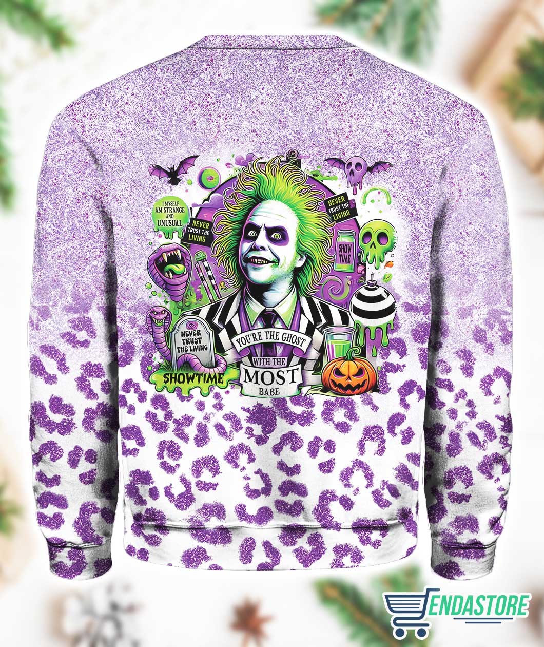 Beetlejuice You Are The Ghost With The Most Babe Halloween Sweatshirt 3D Sweater - Gift Idea product image 4