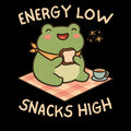Energy Low Snacks High - Adult & Kids T-Shirts, Sweatshirts & Hoodies apparel design preview 1
