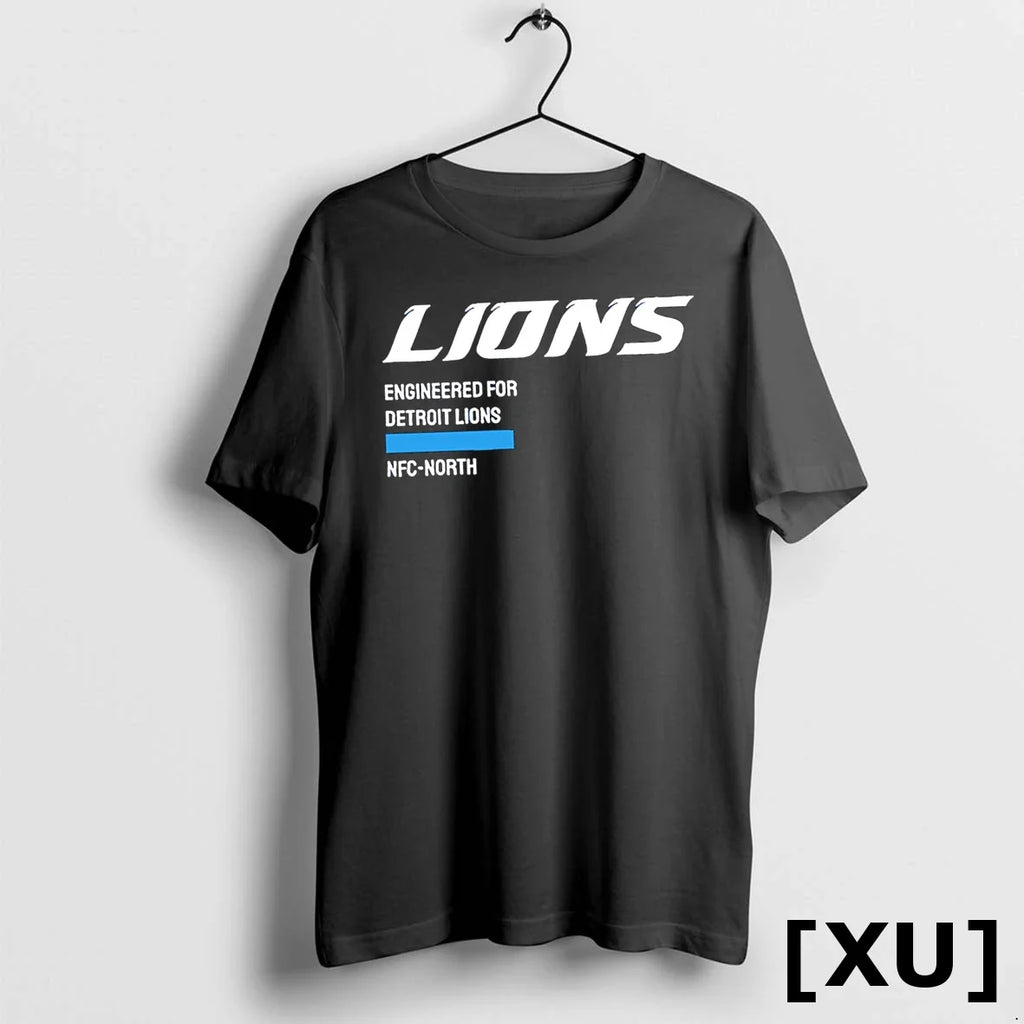 Engineered For Detroit Lions Nfc North Sweater - Adult & Kids T-Shirts, Sweatshirts & Hoodies apparel design preview 1