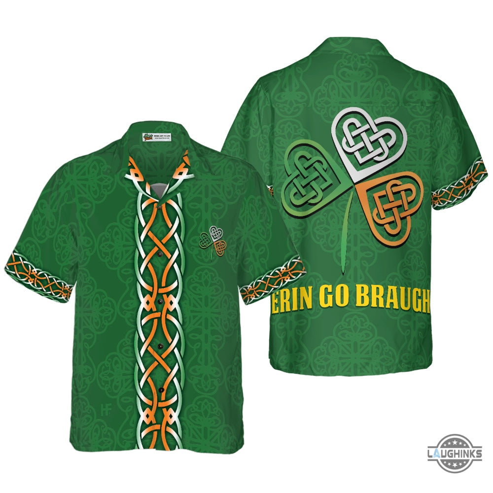 Erin Go Braugh Ireland Hawaiian Aloha Summer Beach - Adult & Kids T-Shirts, Sweatshirts & Hoodies apparel design preview 1