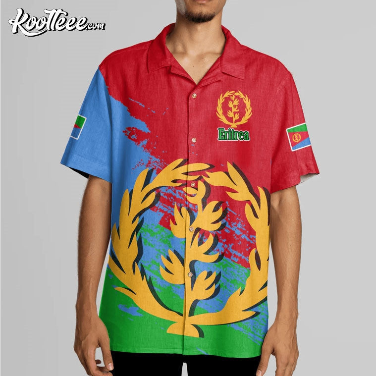 Eritrea Custom Hawaiian - Adult & Kids T-Shirts, Sweatshirts & Hoodies apparel design preview 1