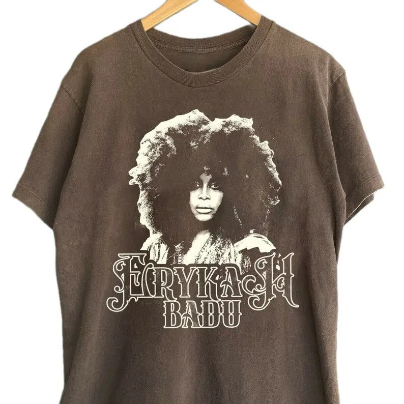 Erykah Music 2024 Fans Tour Badu Concert Cotton - Adult & Kids T-Shirts, Sweatshirts & Hoodies apparel design preview 1