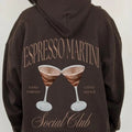 Espresso Martini Cocktail Social Club Brown Forest - Adult & Kids T-Shirts, Sweatshirts & Hoodies apparel design preview 1