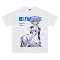 Eva "Goddess Rei Ayanami" Vintage Anime 100% Cotton - Adult & Kids T-Shirts, Sweatshirts & Hoodies apparel design preview 1