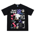 Eva "Shinji Ikari Frenzy" Vintage Anime 100% Cotton - Adult & Kids T-Shirts, Sweatshirts & Hoodies apparel design preview 1