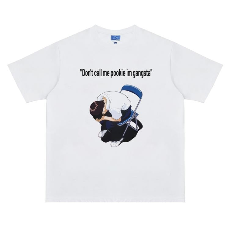 Eva "Shinji Ikari'S Struggle" Vintage Anime 100% - Adult & Kids T-Shirts, Sweatshirts & Hoodies apparel design preview 1