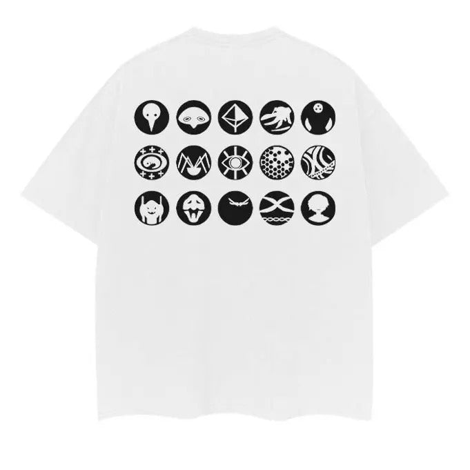 Evangelion "Badge" Vintage Anime 100% Cotton Original - Adult & Kids T-Shirts, Sweatshirts & Hoodies apparel design preview 1