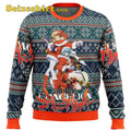 Evangelion Alt Ugly Womens Red Ugly Christmas Sweater - Gift Idea product image