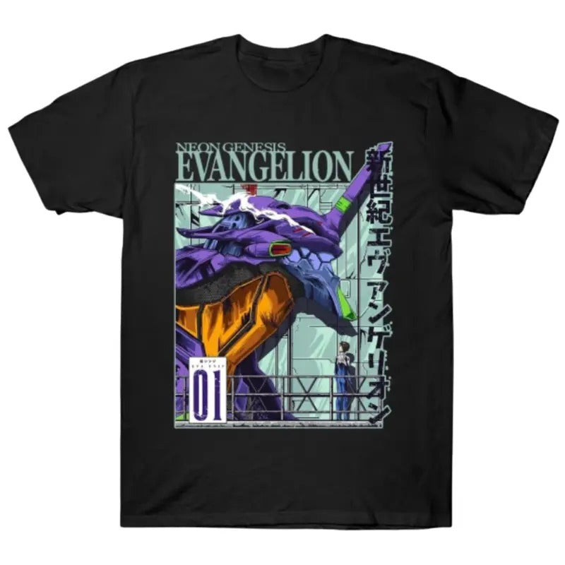 Evangelion Neon Genesis Fan Top Menswear Underwear - Adult & Kids T-Shirts, Sweatshirts & Hoodies apparel design preview 1