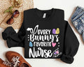 Every Bunny'S Favorite Nurse Easter Funny Matching - Adult & Kids T-Shirts, Sweatshirts & Hoodies apparel design preview 1