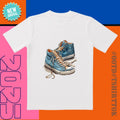 Summer 'Blue Shoe Craze' 3D Printed Cut Streetwear - Adult & Kids T-Shirts, Sweatshirts & Hoodies apparel design preview 1