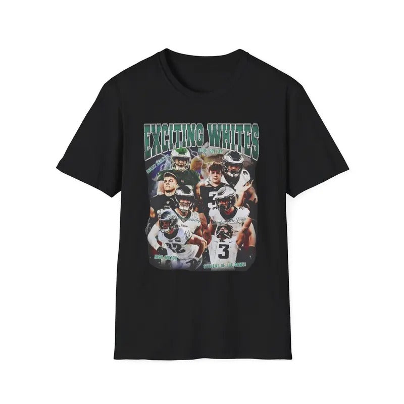 Exciting Whites Softstyle Sports Fan Lovers Vintage - Adult & Kids T-Shirts, Sweatshirts & Hoodies apparel design preview 1