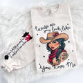 Excuse Me You Like Love Sleeve Prints Country Music - Adult & Kids T-Shirts, Sweatshirts & Hoodies apparel design preview 1