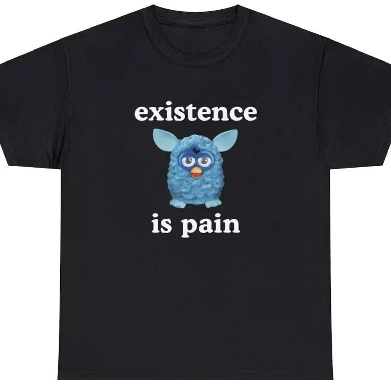 Existence Is Pain Funny Ironic Oddly Specific - Adult & Kids T-Shirts, Sweatshirts & Hoodies apparel design preview 1
